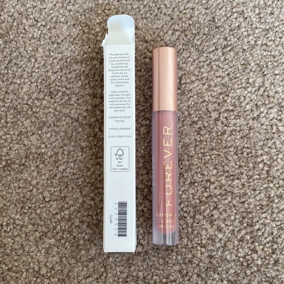 EVER - Forever Longwear Lip Colour in Glam, Hypoallergenic & Clean Beauty - Picture 4 of 6
